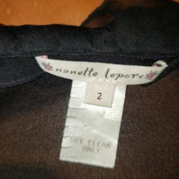 Nanette Lepore Black Blouse - Picture 4 of 6